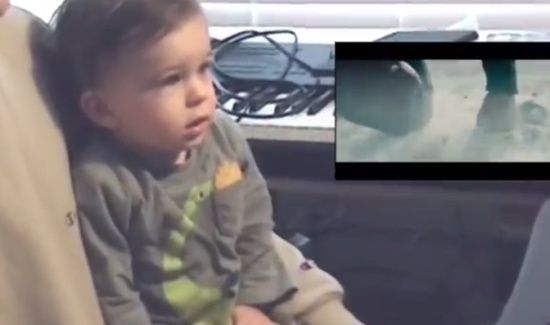 Boy's Reaction to Superman Flight