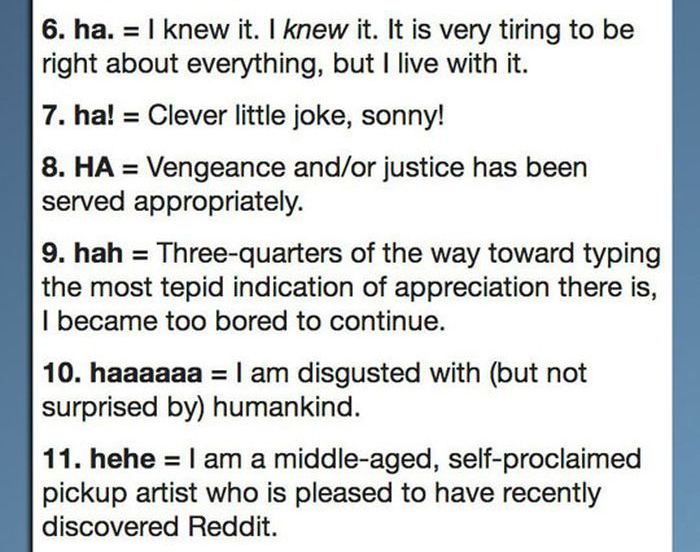 The 42 Ways to Type Laughter (8 pics)