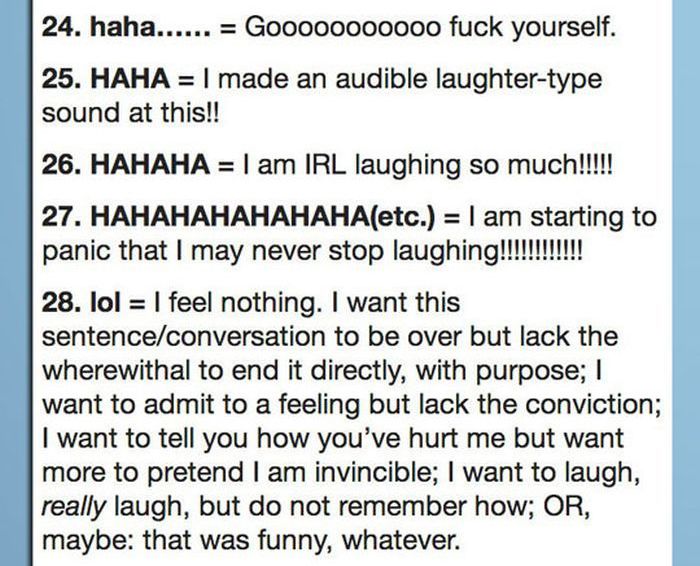 The 42 Ways to Type Laughter (8 pics)