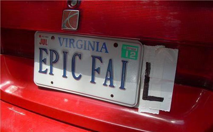 Funny License Plates. Part 3 (34 pics)