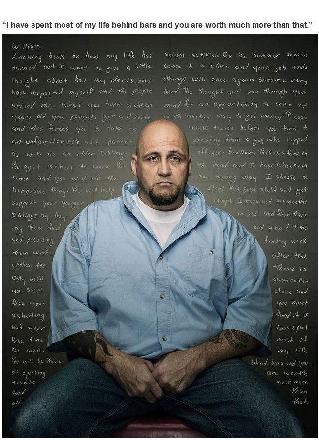 Inmates Give Advices to Their Younger Self (10 pics)
