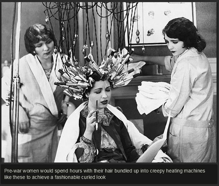 Beauty Procedures in 1930s-40s (14 pics)