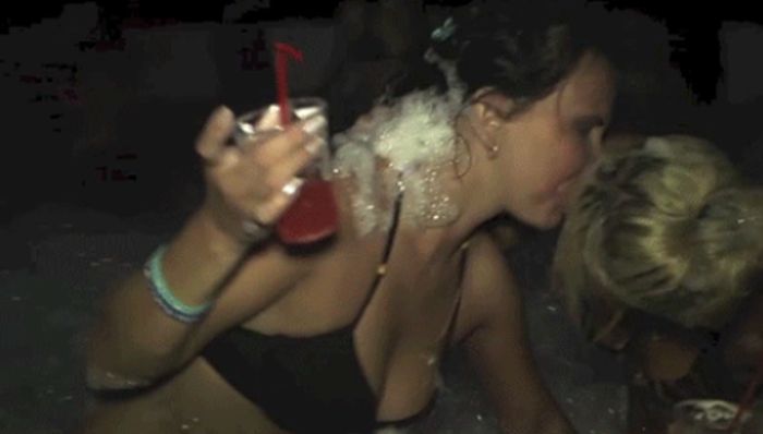 Spring Break Foam Party (23 gifs)