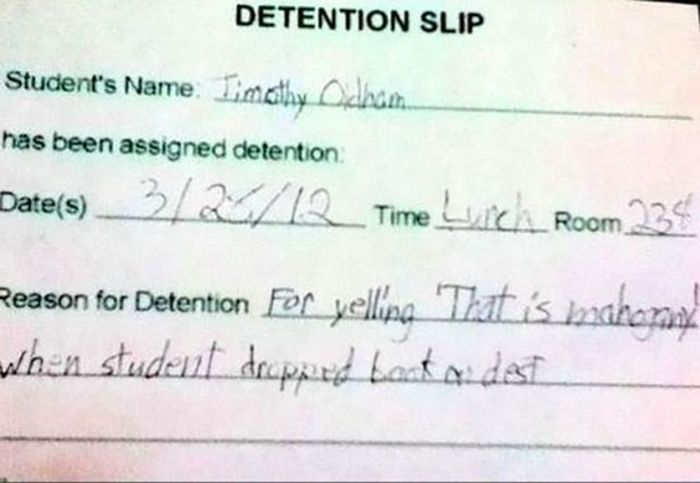 Funny Detention Notices (24 pics)