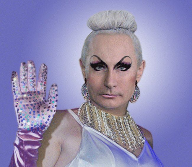 Drag Queen Makeover of Famous Politicians (9 gifs)