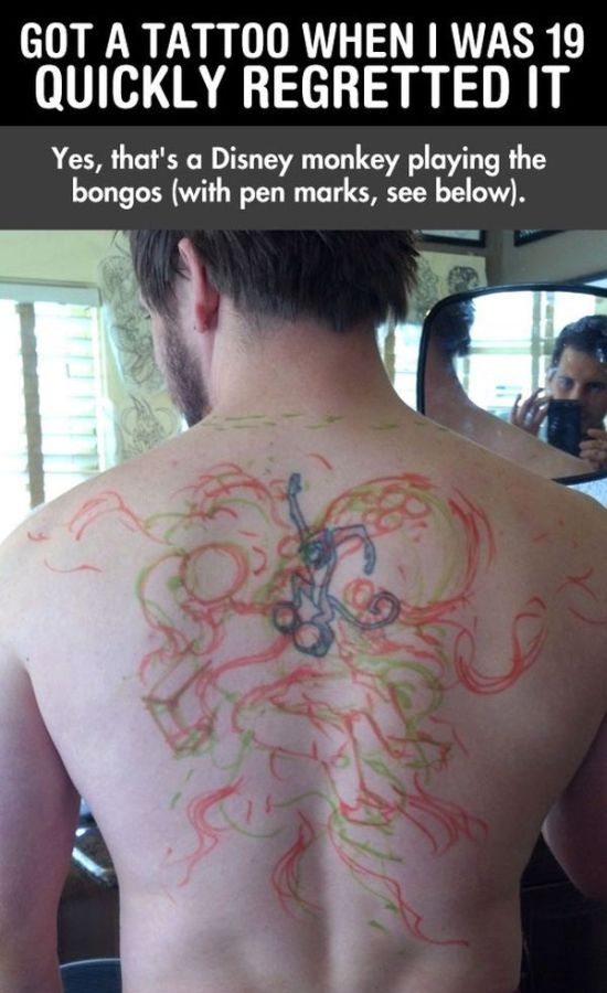 How to Cover-Up an Old Tattoo (4 pics)
