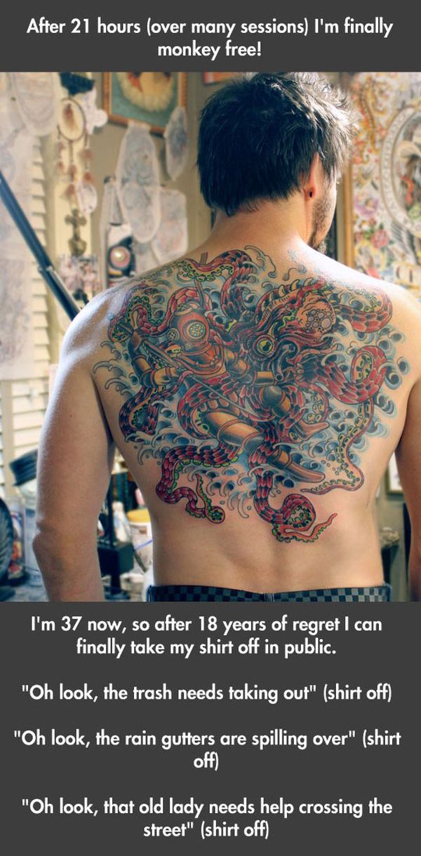 How to Cover-Up an Old Tattoo (4 pics)