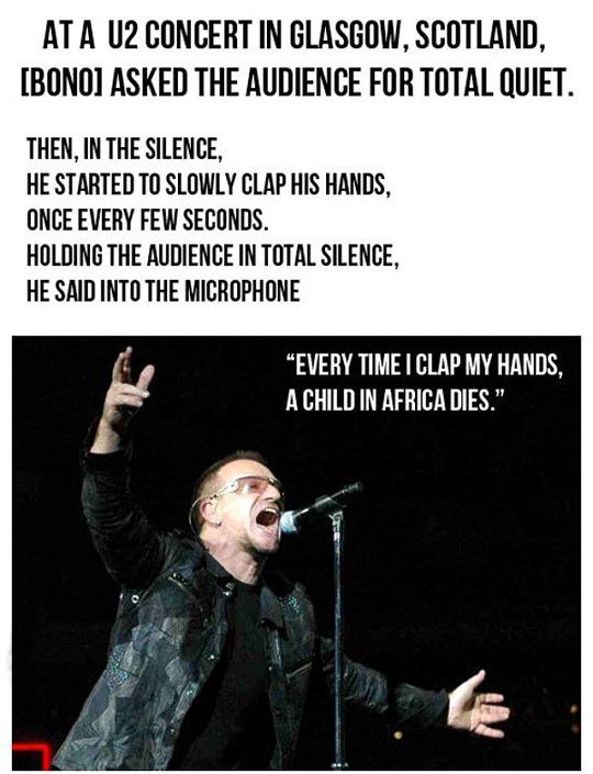 Bono Gets Owned (2 pics)