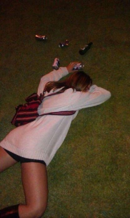 Image result for passed out girl