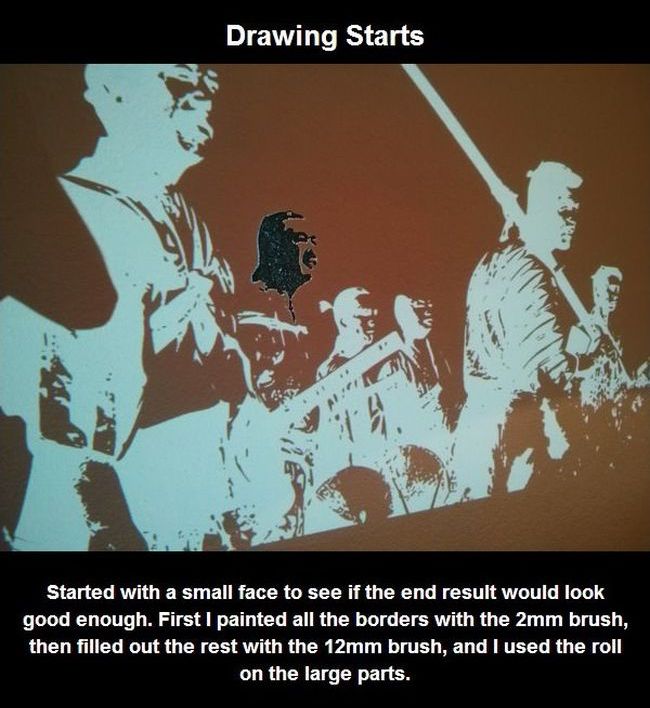 How to Paint Seven Samurai Still on the Wall (10 pics)