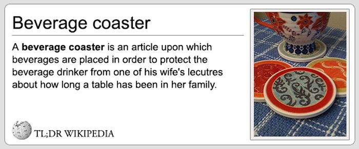 If Wikipedia Entries Were Honest (23 pics)