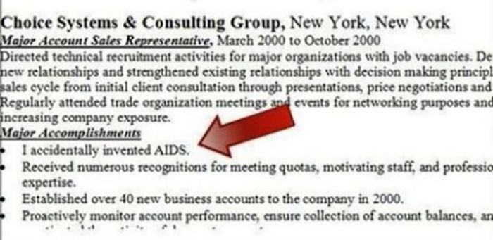 Resumes That Are So Wrong (20 pics)