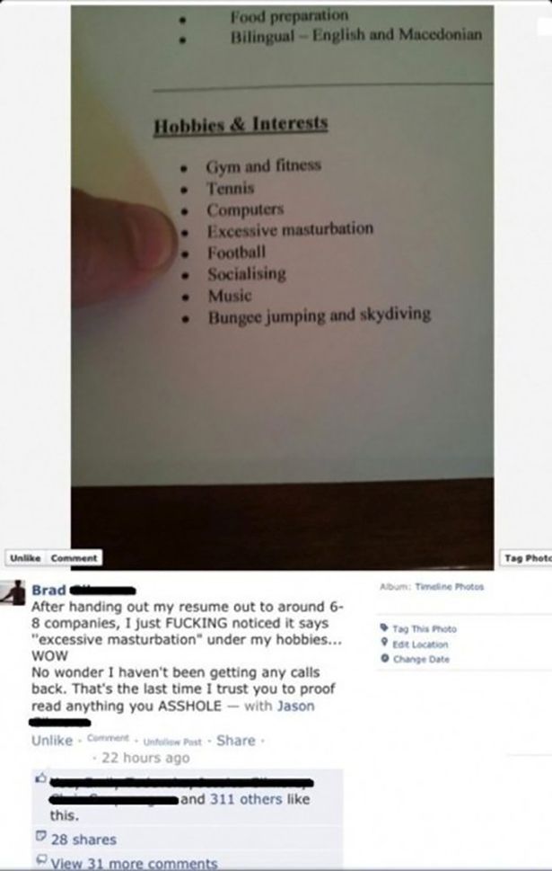 Resumes That Are So Wrong (20 pics)