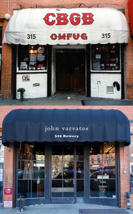 New York City Stores Then and Now (14 pics)
