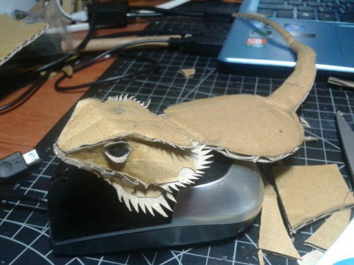 Bearded Dragon Paper Art (24 pics)