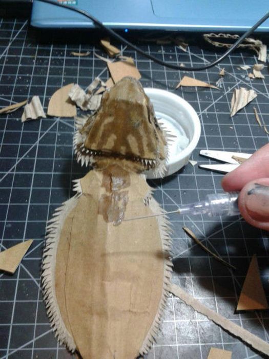 Bearded Dragon Paper Art (24 pics)