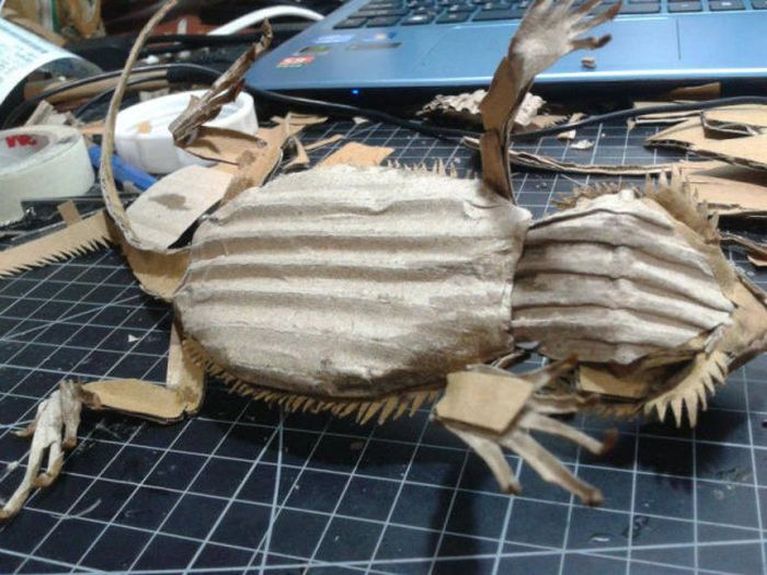 Bearded Dragon Paper Art (24 pics)