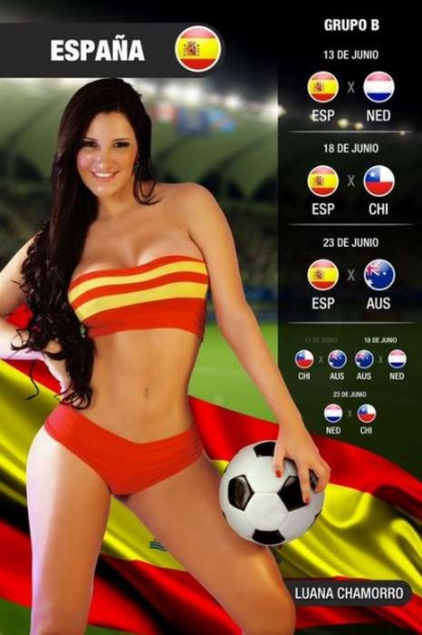 Sexy FIFA World Cup 2014 Calendar (30 pics)