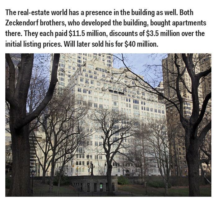 Famous People Who Live at 15 Central Park West (26 pics)
