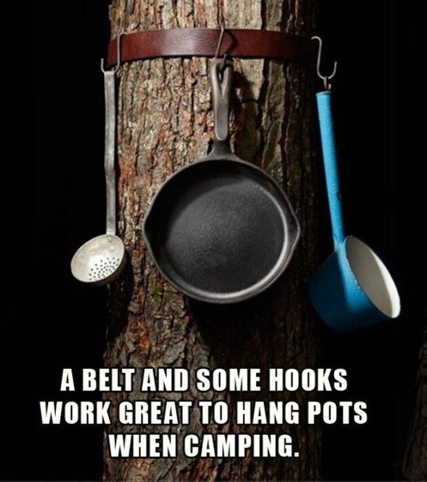 Camping Life Hacks (41 pics)