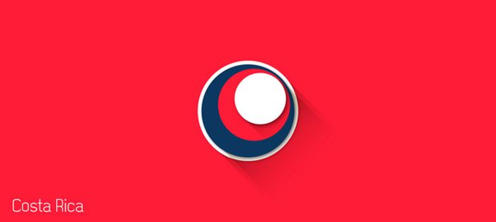 Minimalist Fifa World Cup Flat Design Shields (33 pics)