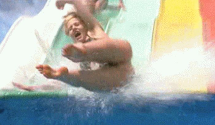 Take A Look At The Most EPIC Waterslide Fails Of All Time (17 gifs)