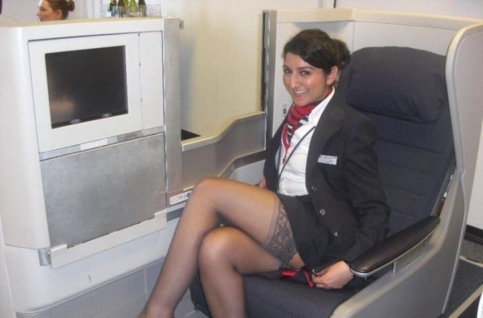 Flight Attendants Looking To Join The Mile High Club (22 pics)