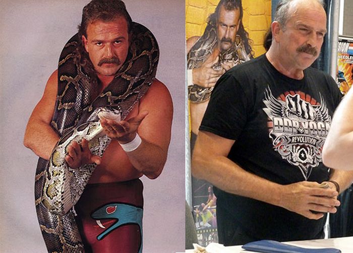 Pro Wrestlers Back In The Day And Today (20 pics)