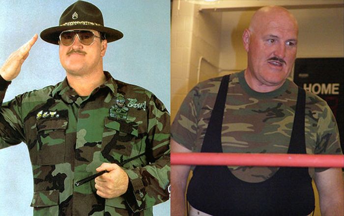 Pro Wrestlers Back In The Day And Today (20 pics)