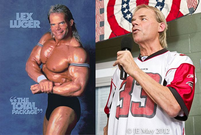 Pro Wrestlers Back In The Day And Today (20 pics)