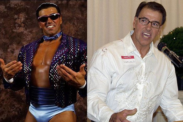 Pro Wrestlers Back In The Day And Today (20 pics)