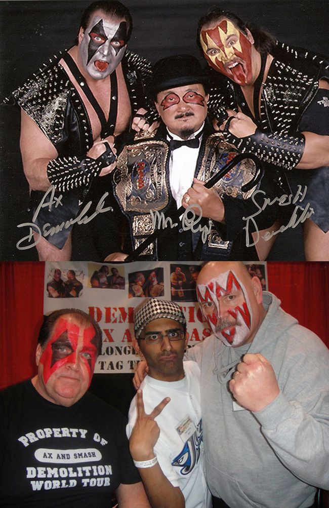 Pro Wrestlers Back In The Day And Today (20 pics)