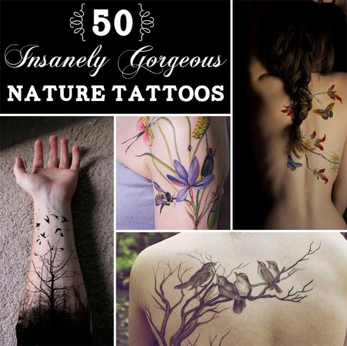 Amazing Nature Tattoos You Have To See (50 pics)