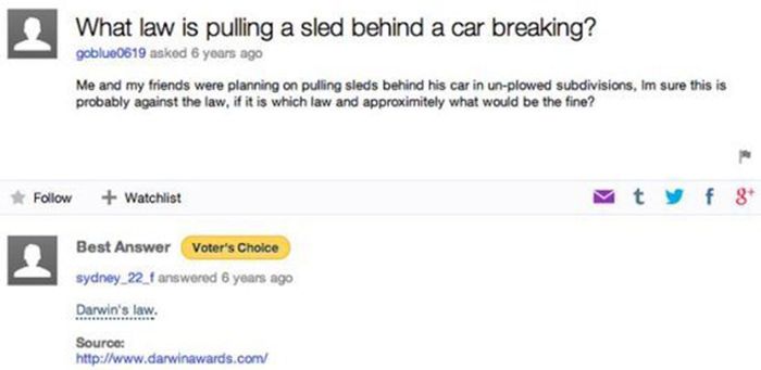 You Read The Weirdest Things On Yahoo Answers (24 pics)