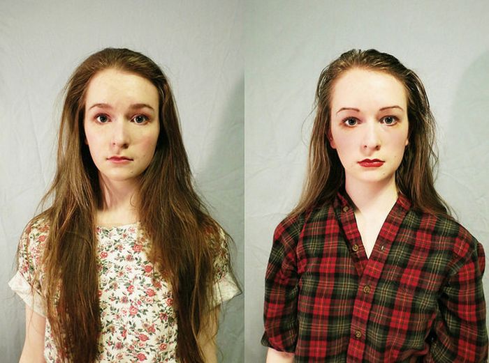 This Girls' Selfies Show Off 100 Years Of Fashion (10 pics)