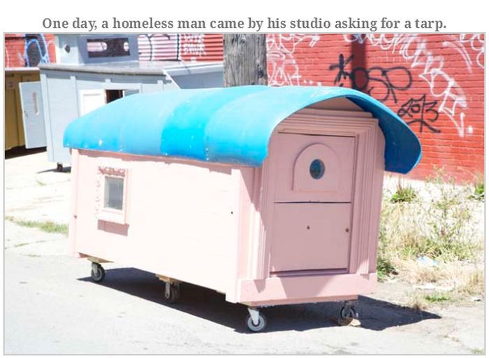 Homeless Shelters Made Out Of Yesterday's Garbage (25 pics)