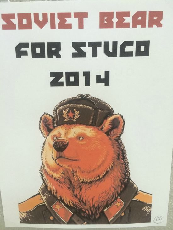Vote Soviet Bear In For Student Council (16 pics)
