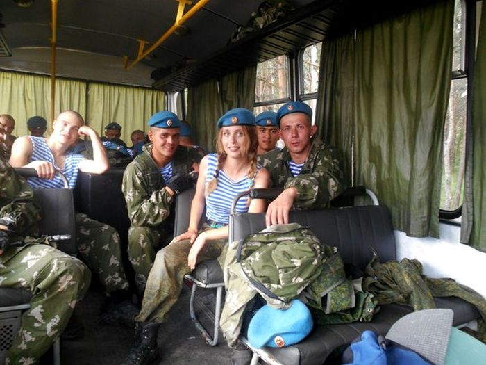 Sexy Russian Soldier Julia Harlamova (42 pics)