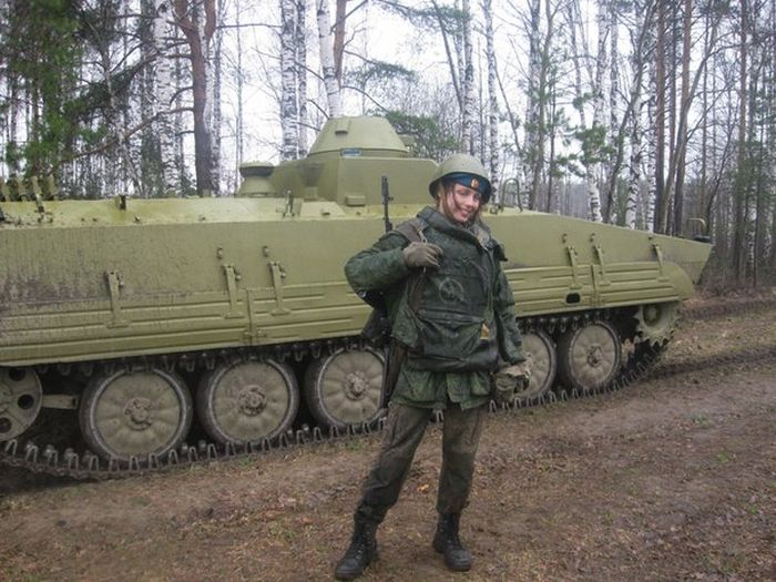Sexy Russian Soldier Julia Harlamova (42 pics)