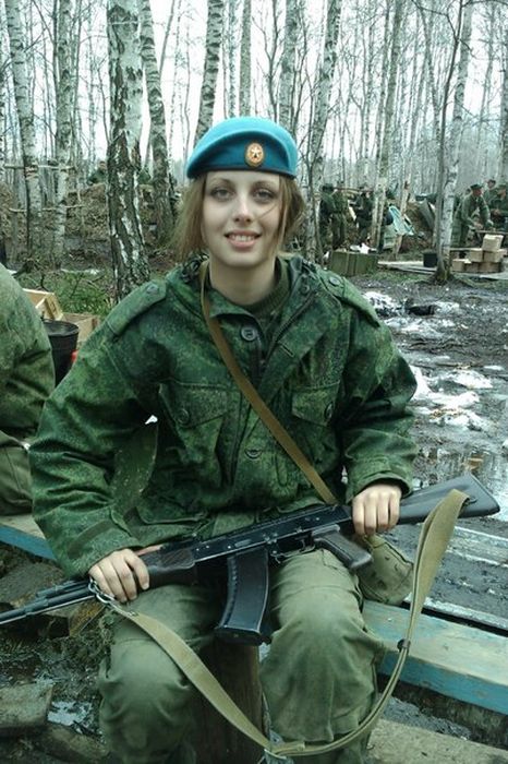 Sexy Russian Soldier Julia Harlamova (42 pics)