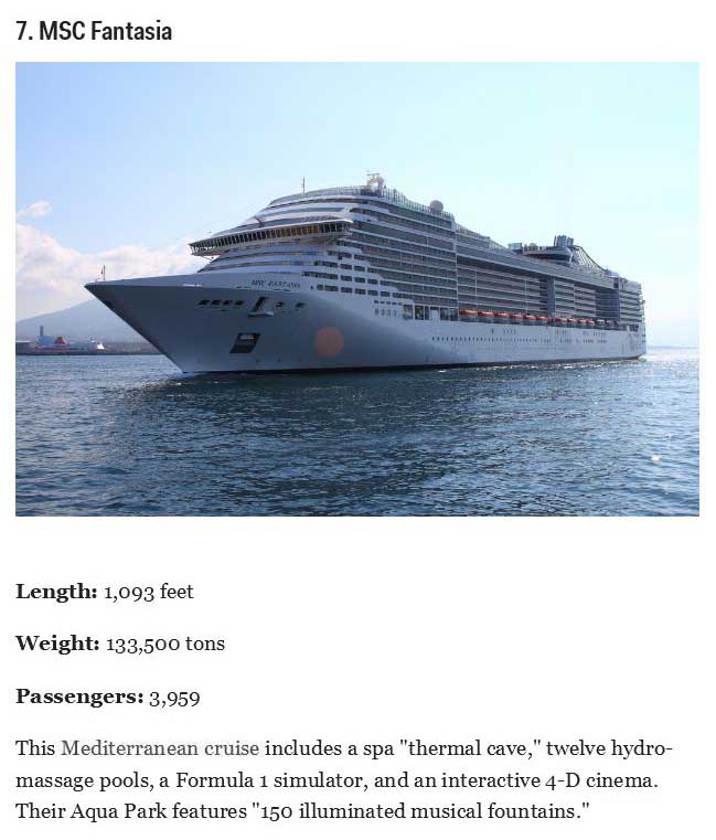 The Coolest And Biggest Cruise Ships On The Planet (11 pics)