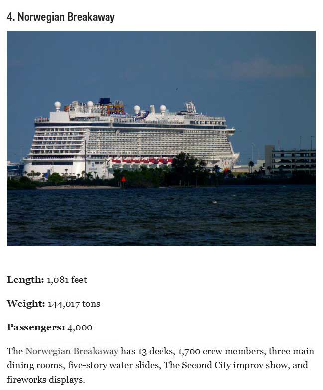 The Coolest And Biggest Cruise Ships On The Planet (11 pics)