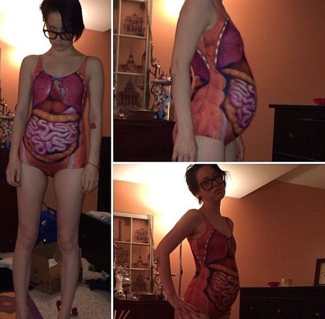 Can't Decide If This Swimsuit Is Cool Or Creepy (9 pics)