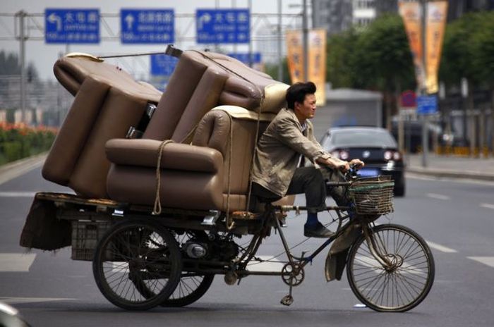 The Strangest Transportation Methods Ever (50 pics)