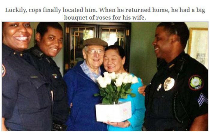 Man With Alzheimer's Comes Home And Brings Flowers (4 pics)