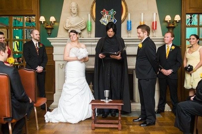 This Harry Potter Theme Wedding Is Magical (28 pics)