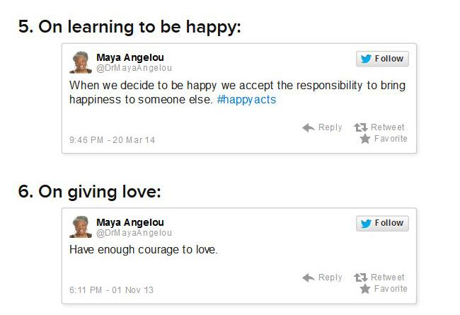 21 Maya Angelou Tweets That Could Change Your Life (11 pics)