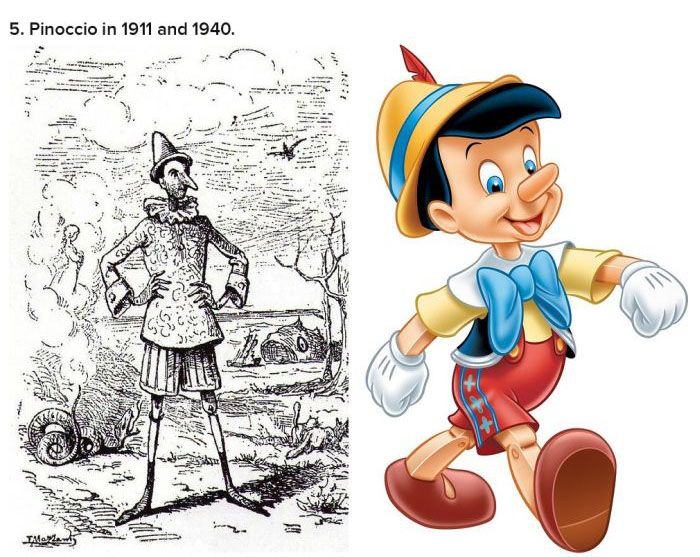 These Cartoon Characters Have Come A Long Way (25 pics)