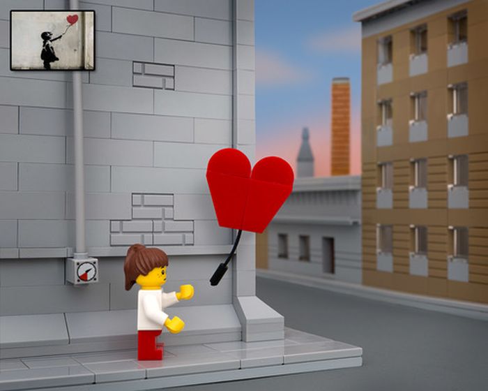 Amazing LEGO Street Art By Bricksy