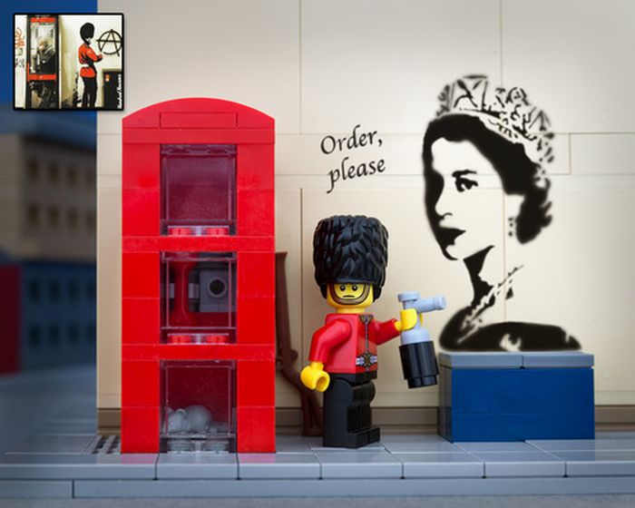 Amazing LEGO Street Art By Bricksy